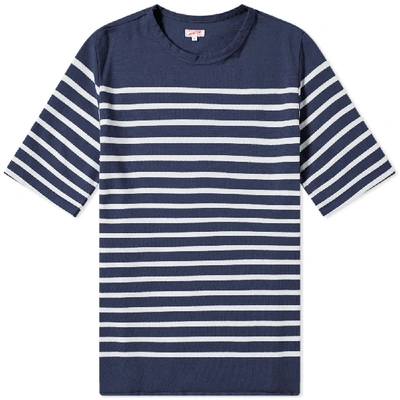 Shop Arpenteur Pontus Stripe Tee In Blue