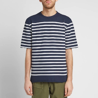 Shop Arpenteur Pontus Stripe Tee In Blue