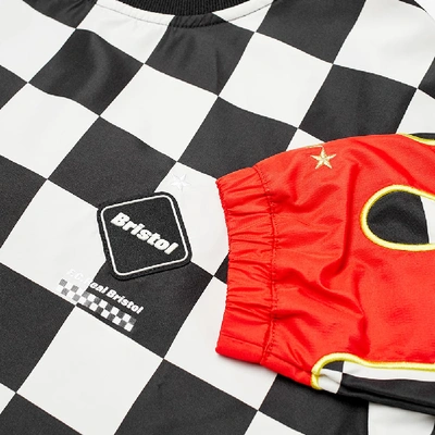 F.c. Real Bristol Checker Flame Piste In Black | ModeSens
