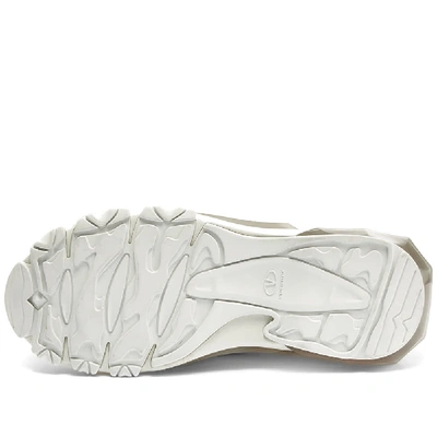 Shop Valentino Tonal Camo Bounce Sneaker In White