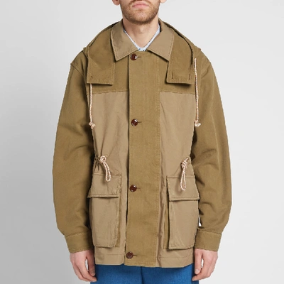 Shop Acne Studios Odell Military Parka In Green