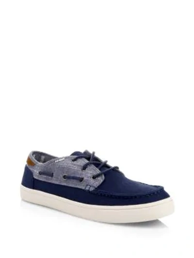 Shop Toms Dorado Topsider Sneakers In Navy