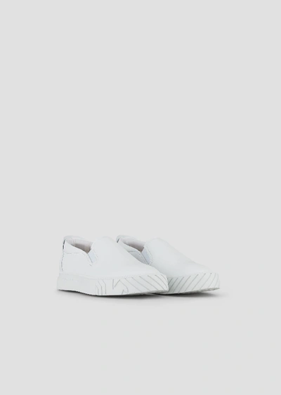 Shop Emporio Armani Sneakers - Item 11644388 In White