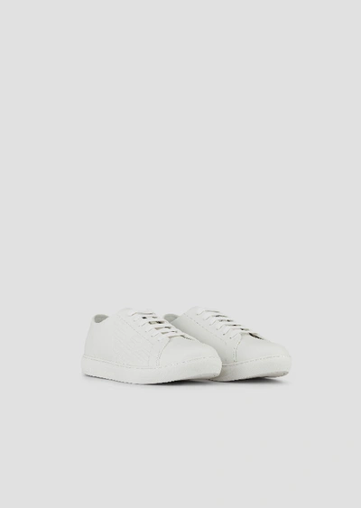 Shop Emporio Armani Sneakers - Item 11659196 In White