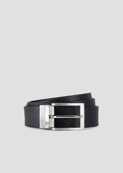 Shop Emporio Armani Belts - Item 46637135 In Black