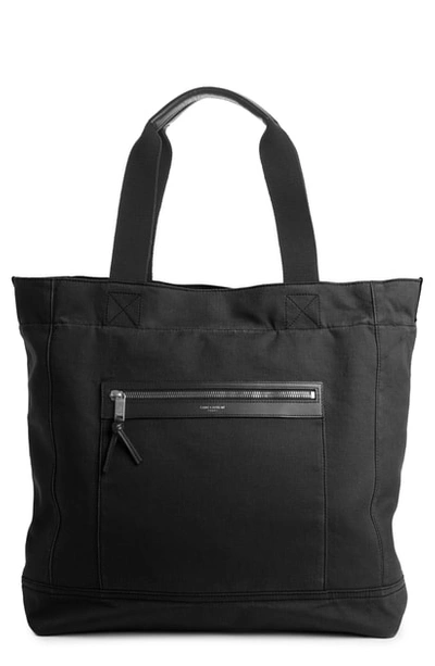 Shop Saint Laurent City Shopping Bag - Black