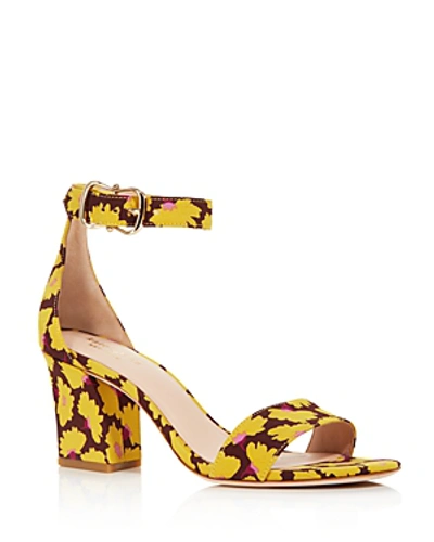 Shop Kate Spade New York Women's Susane Block Heel Sandals In Rich Fudge