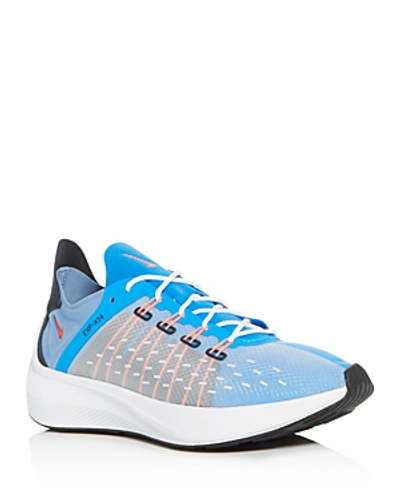 Shop Nike Men's Exp-x14 Low-top Sneakers In Light Blue