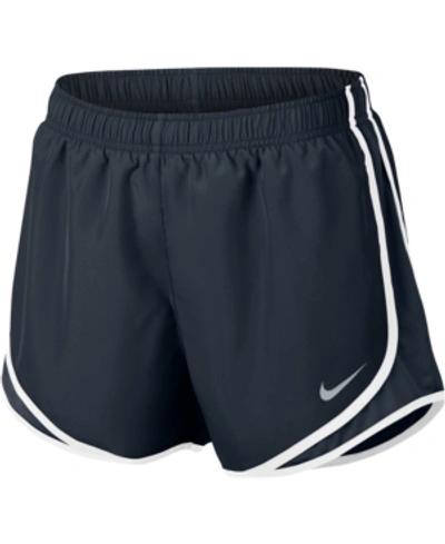 Shop Nike Tempo Women's Brief-lined Running Shorts In Dark Obsidian