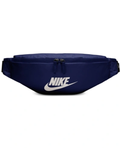 Shop Nike Sportswear Heritage Hip Pack In Blue Void