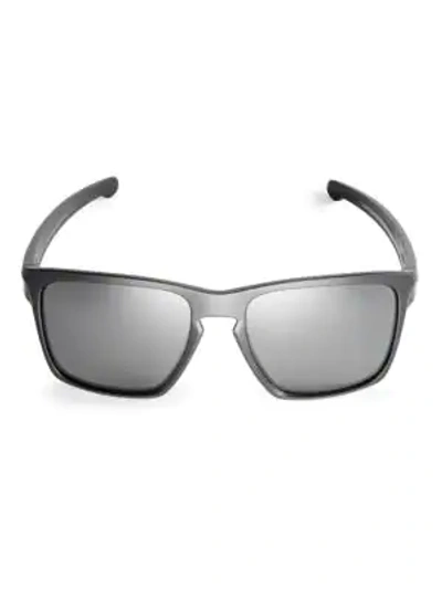 Shop Oakley Men's 57mm Square Polarized Sunglasses In Black