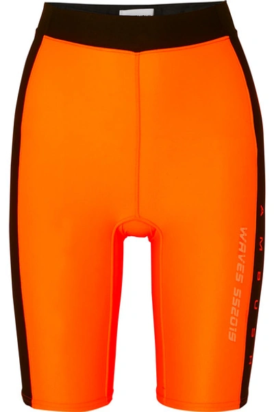 Shop Ambush Waves Satin-jersey Shorts In Orange