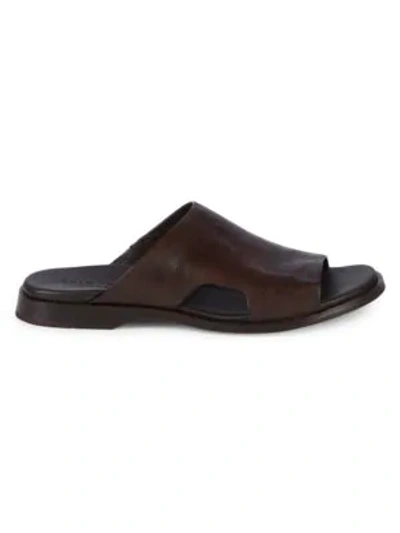 Shop Cole Haan Men's Goldwyn 2.0 Leather Sandals In Java