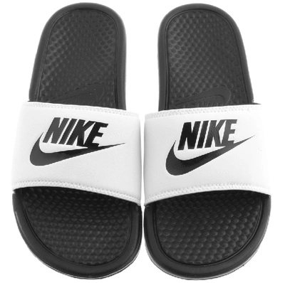 Shop Nike Benassi Jdi Sliders White