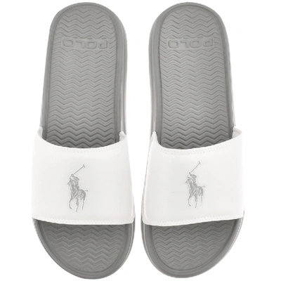 Ralph Lauren Rodwell Sliders White | ModeSens