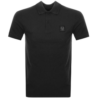 Shop Belstaff Stannett Polo T Shirt Black