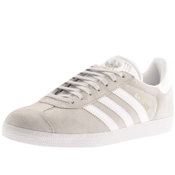 dark grey gazelle trainers