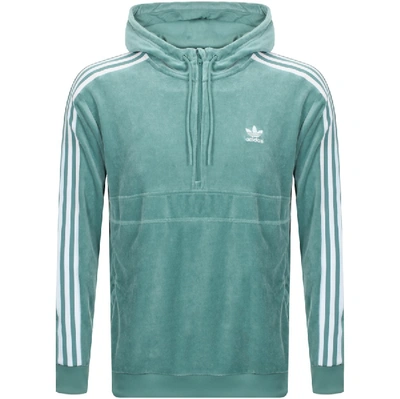 Adidas Originals Cozy Half Zip Track Top Green | ModeSens