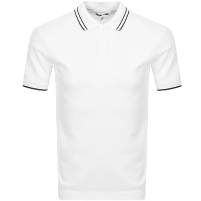 Shop Mcq By Alexander Mcqueen Mcq Alexander Mcqueen Tipped Polo T Shirt White