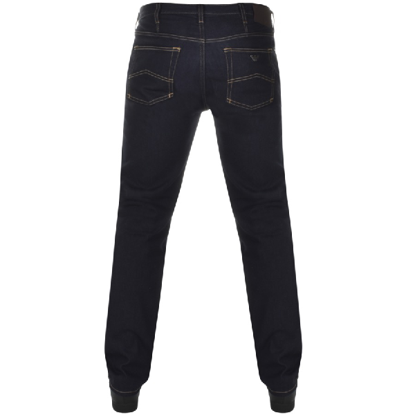 emporio armani j21 regular fit jeans blue