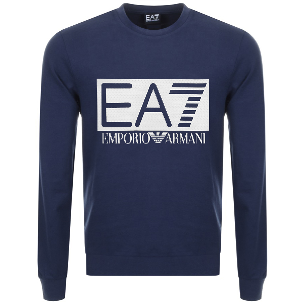 navy armani sweatshirt