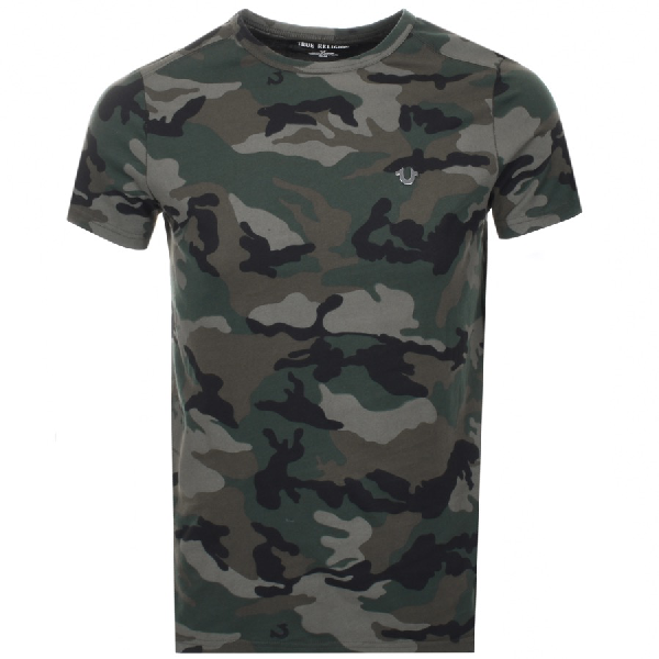 true religion camouflage shirt