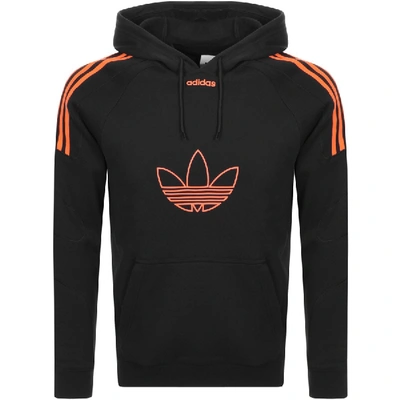 Adidas Originals Trefoil Three Stripe Hoodie Black | ModeSens