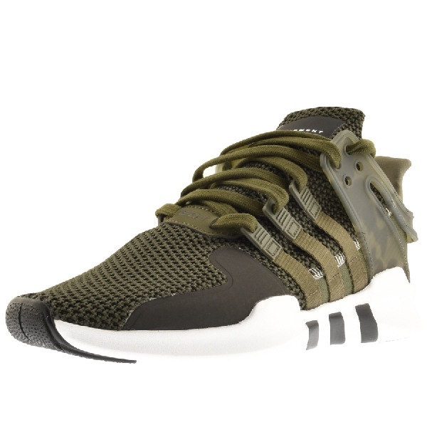 green adidas eqt trainers