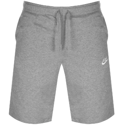 Shop Nike Standard Logo Shorts Grey