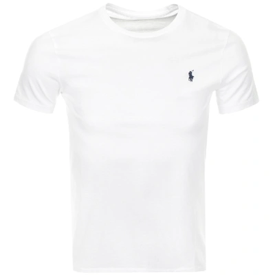 Shop Ralph Lauren Crew Neck Custom Fit T Shirt White