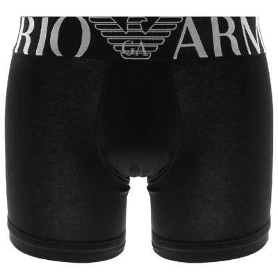 Shop Armani Collezioni Emporio Armani Underwear Stretch Boxers Black