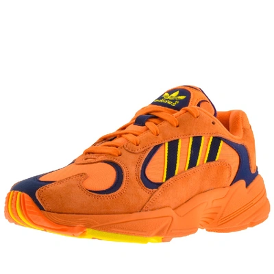 Shop Adidas Originals Yung 1 Trainers Orange