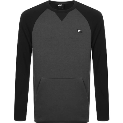 Shop Nike Crew Neck Optic Sweatshirt Black