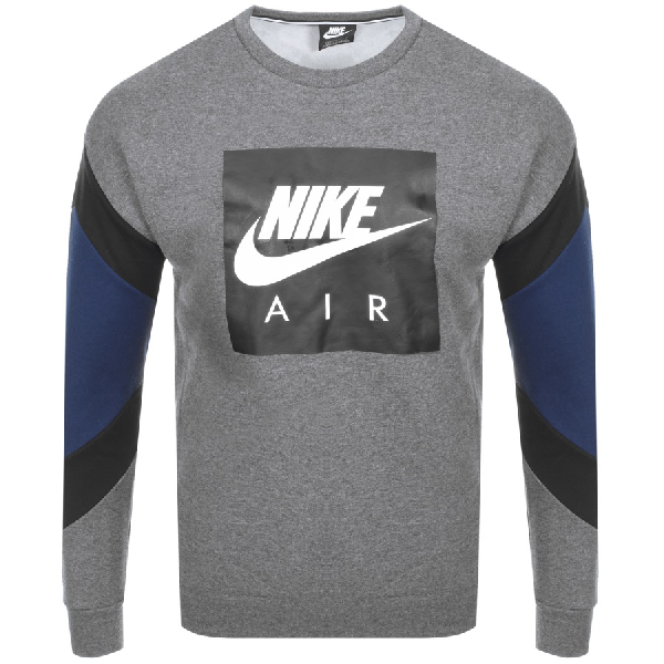 nike navy crew neck sweatshirt