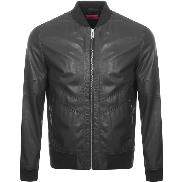 hugo boss lachlan leather jacket