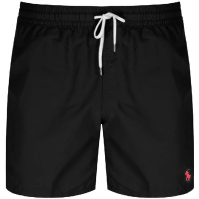 Shop Ralph Lauren Traveller Swim Shorts Black