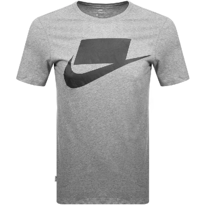 Shop Nike Innovation Swoosh Logo T Shirt Grey