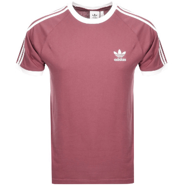 adidas california 3 stripe t shirt