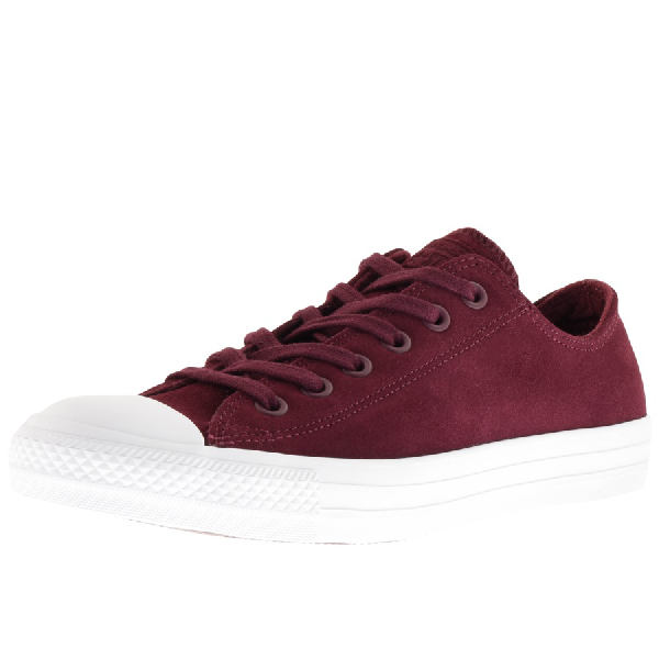 burgundy leather chuck taylors