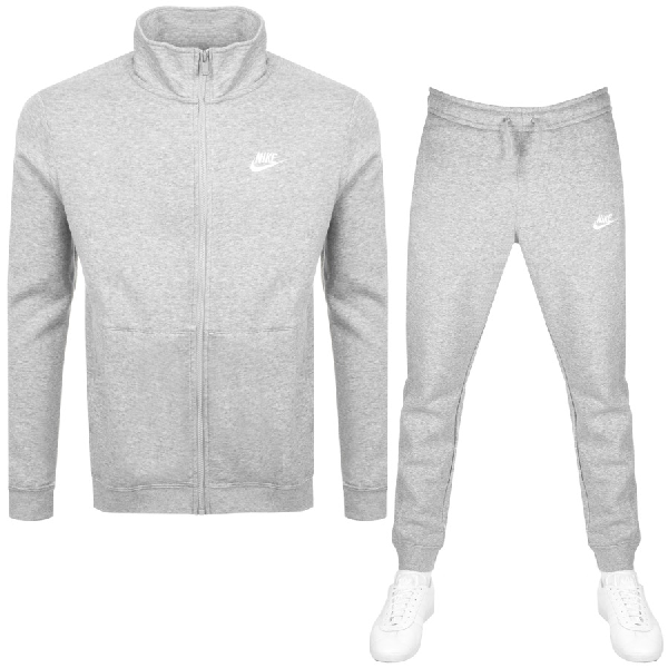 nike tracksuit gray