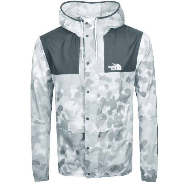 the north face 1985 mountain fly jacket white camo