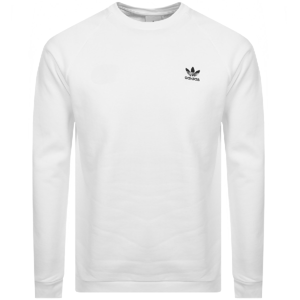 adidas originals essential crew neck sweat in white
