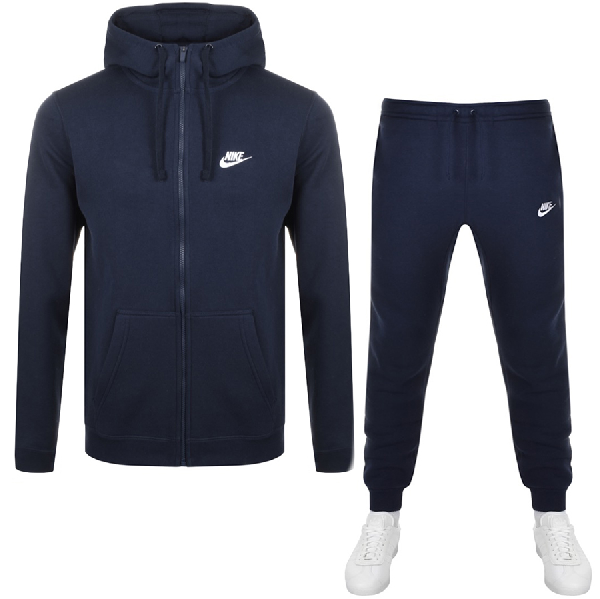 navy tracksuit nike