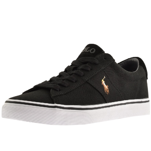ralph lauren sayer canvas trainer