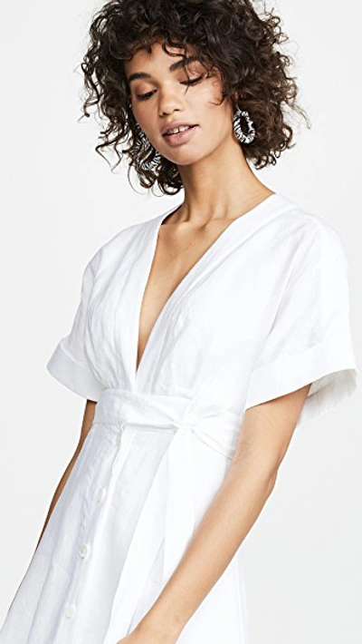 Shop Equipment Nauman Dress In Bright White