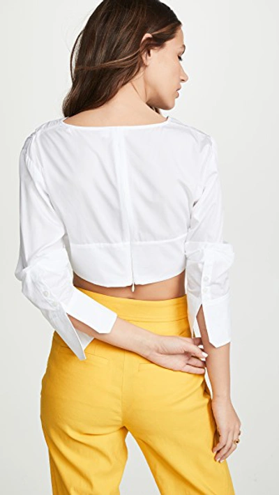 Shop A.l.c Elise Top In White