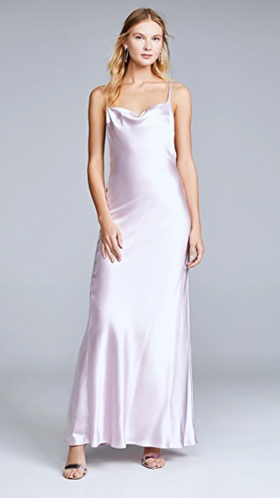 Shop Galvan Whiteley Dress In Lilac