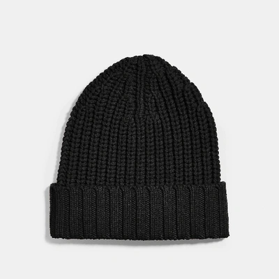 Shop Coach Rexy Beanie In Black