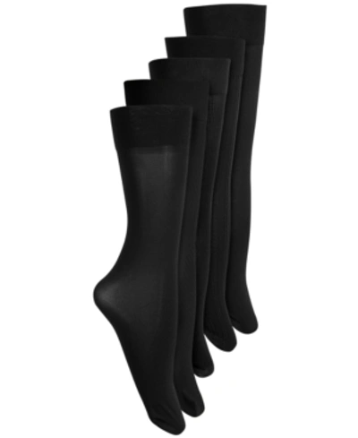 Shop Polo Ralph Lauren 5-pk. 400n Dress Trouser Socks In Black