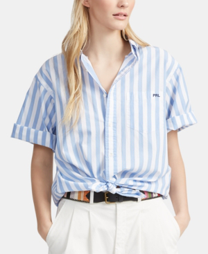 button down polo women's